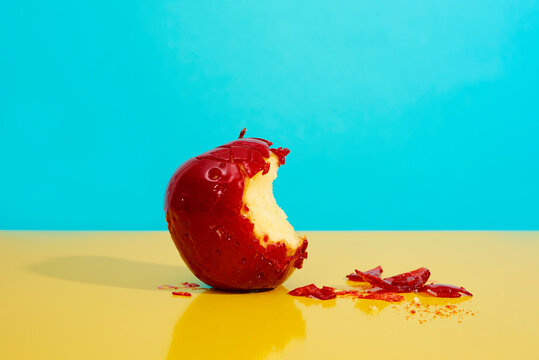 nibbled candy apple