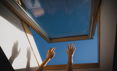 Reach for heaven with your hands