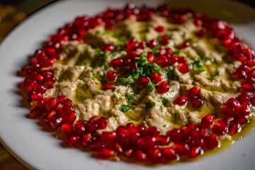 Arab specialities Baba ghanoush 