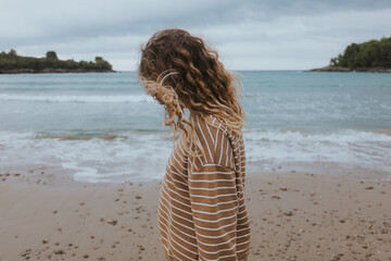 Woman on the beach