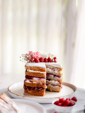 Vanilla Wedding Cake in the Kitchen