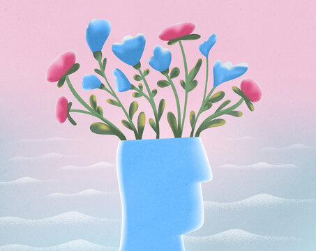 Mental health, clear mind and creativity