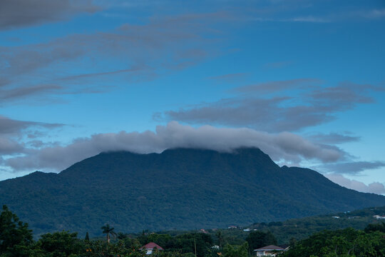 Clouds over Mount Makiling in the Philippines