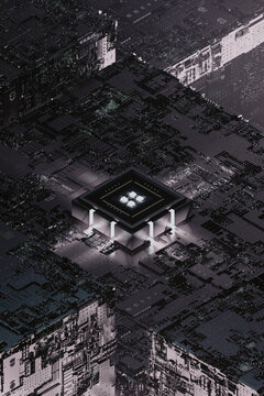 Digital motherboard chip