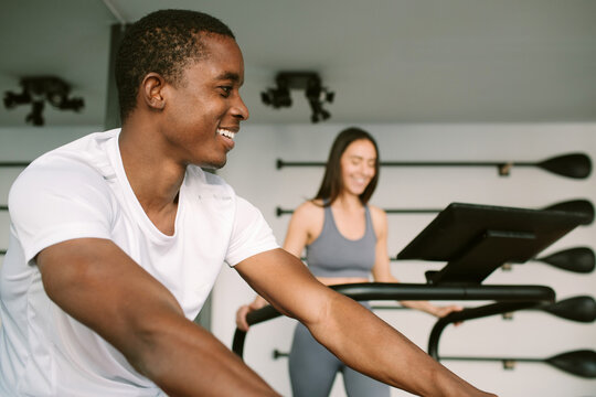 Friends Working Out Together