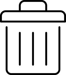 Outline delete icon