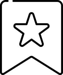 Outline favorite icon