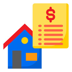 Home flat style icon