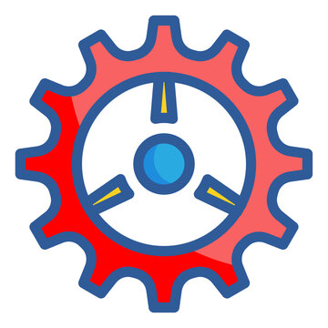 recommend clip art: gear filled outline icon