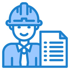 labor blue style icon