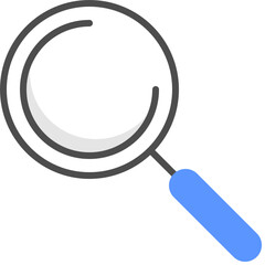 Colored line search icon