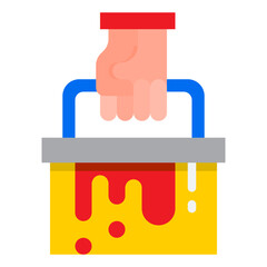 paint Bucket flat style icon