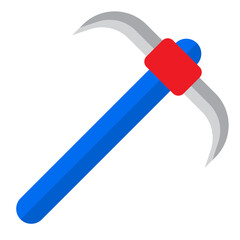 pickaxe flat style icon