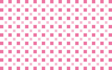 背景素材　シンプルな四角のパターン柄　ピンク