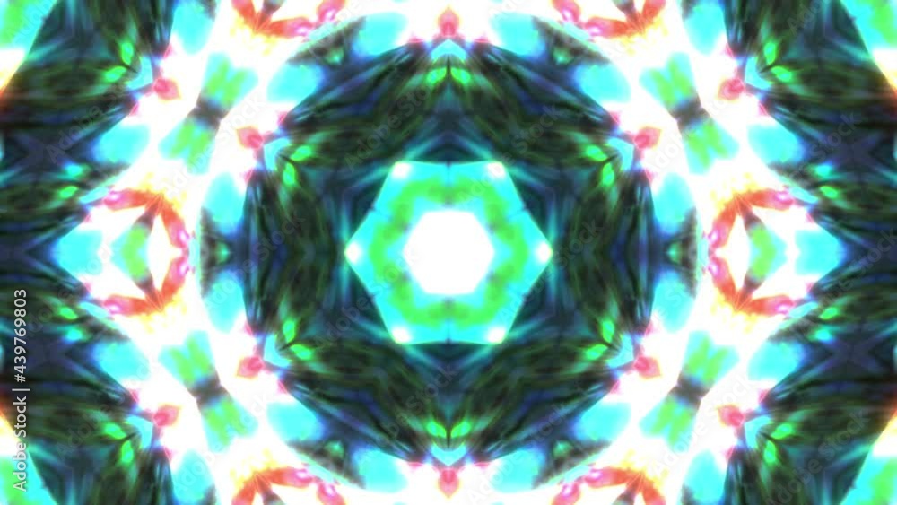 Poster abstract multicolored futuristic visualization movement kaleidoscope hypnotic flicker light backgrou
