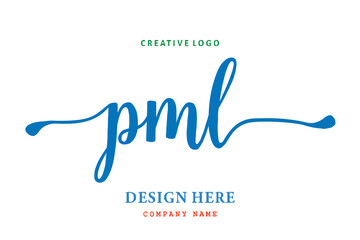 PML lettering logo is simple, easy to understand and authoritative