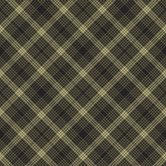 Yellow Chevron Plaid Tartan textured Seamless Pattern Design