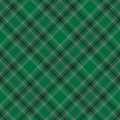 Green Chevron Plaid Tartan textured Seamless Pattern Design