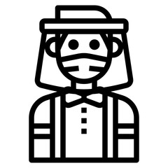 Avatar outline icon