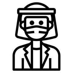 Avatar outline icon