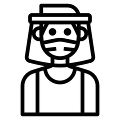 Avatar outline icon