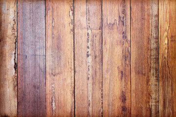 Wooden wall background or texture; old wood plank background