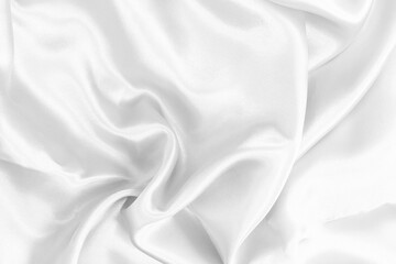 White fabric silk texture for background