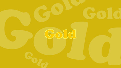 golden background with gold lettering pattern