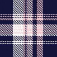 Pink Navy, Asymmetric Plaid textured Seamless Pattern