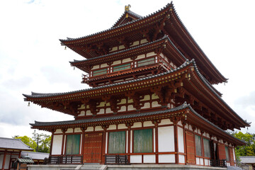 Naklejka premium Yakushiji Temple in Nara