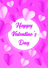 Fototapeta na wymiar Valentine's day concept background. Web banner