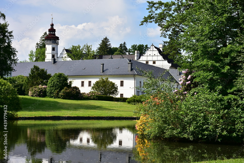 Poster castle velke losiny in czech republic