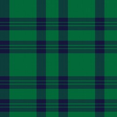 Green Asymmetric Plaid textured Seamless Pattern