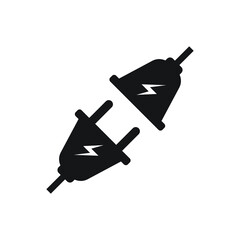Plug connector icon design vector illustration