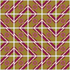 Abstract Geometric Pattern generative computational art illustration