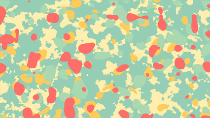 Colorful spots, splashes of paint. Vector abstract background.