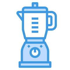 Blender blue outline icon