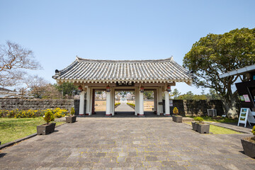 Fototapeta premium Hangpaduri Hangmong (Anti-Mongolian) Historical Site in JEJU ISLAND, South Korea