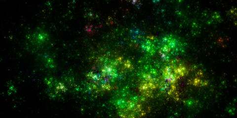 Banner Star field background . Starry outer space background texture . Colorful Starry Night Sky Outer Space background. 3D illustration
