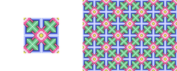 Korean traditional decorative patterns of temples.