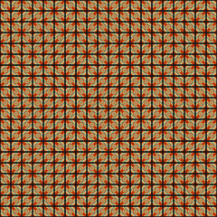 Abstract Geometric Pattern generative computational art illustration