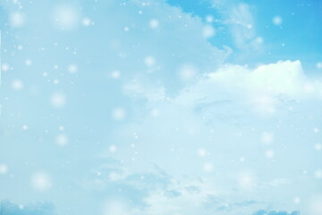 Obraz premium blurred colorful background sky with flare white lucent lights blurry