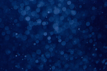 Abstract blue bokeh  use for background