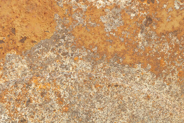 Closeup shot of a rust texture - perfect for background