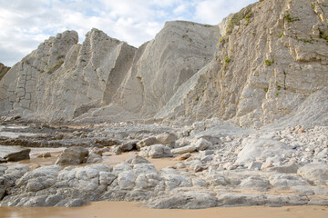 Cliffs at Portio Beach, Santander