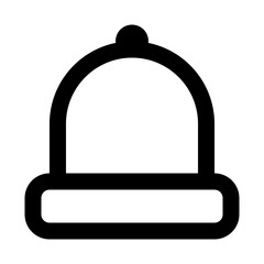 beanie line icon