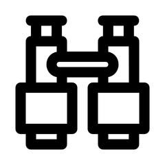binocular line icon
