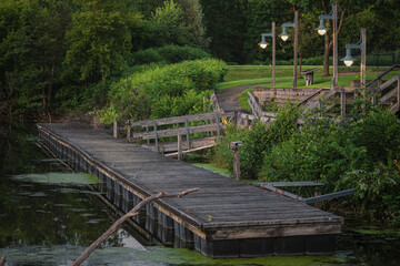 Boating Pier - Wooden Platform in Frankfort, New York