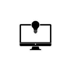 Idea icon isolated on white background