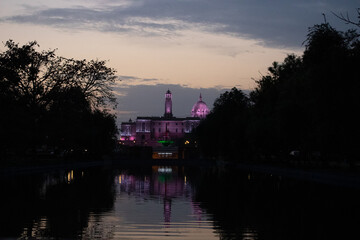 Fototapeta premium sunset over the river!